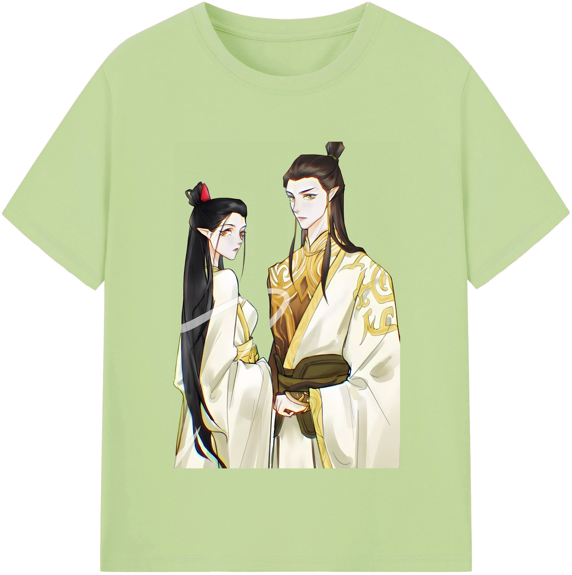 （画像用） Ne Zha 2 ナタ 魔童の大暴れ 綿100％半袖Tシャツ（フロントプリント）